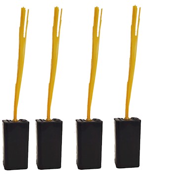 Markwort Black Baseball Base Plug with Yellow Bristles - 4 Pack
