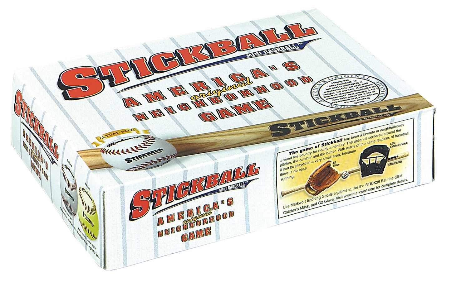 Markwort Leather Stickball Teampack - White