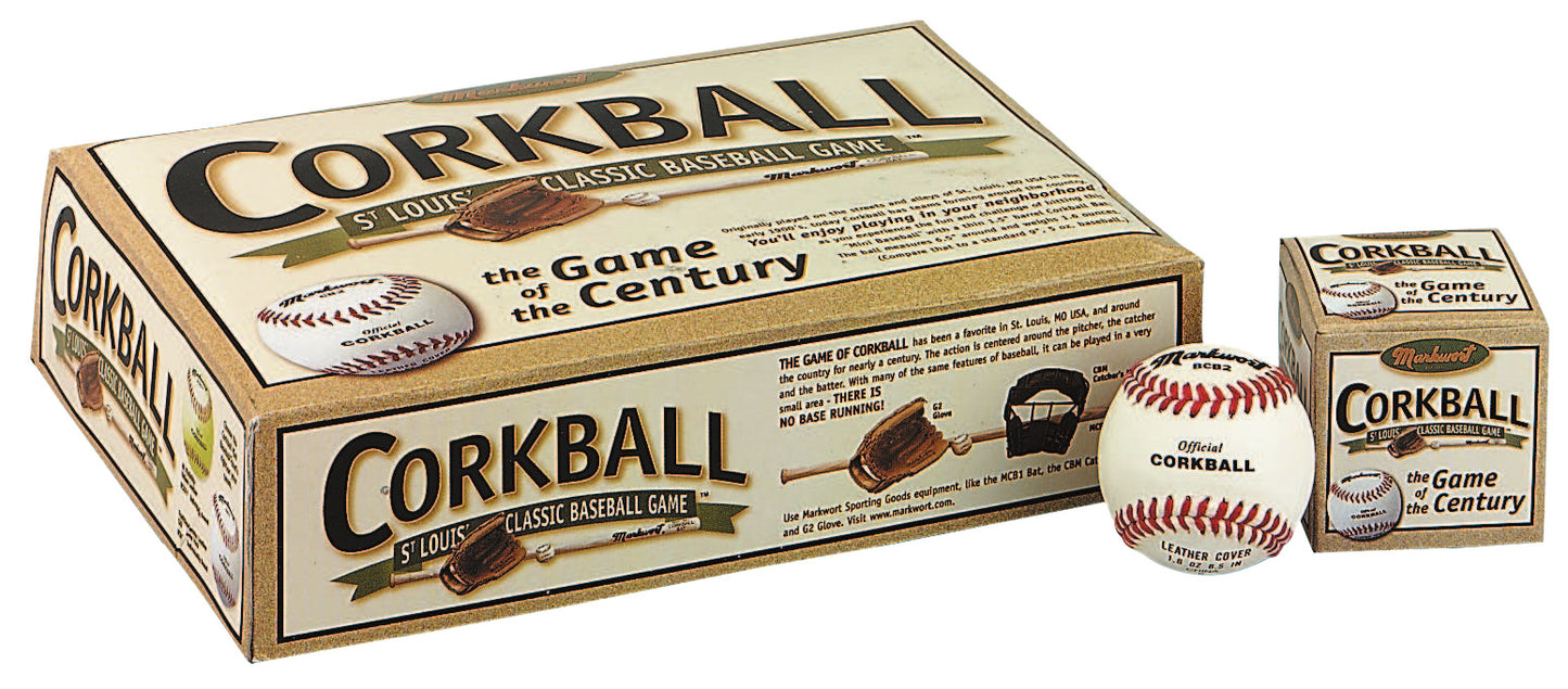 Markwort Leather Corkball Teampack (Dozen) - White