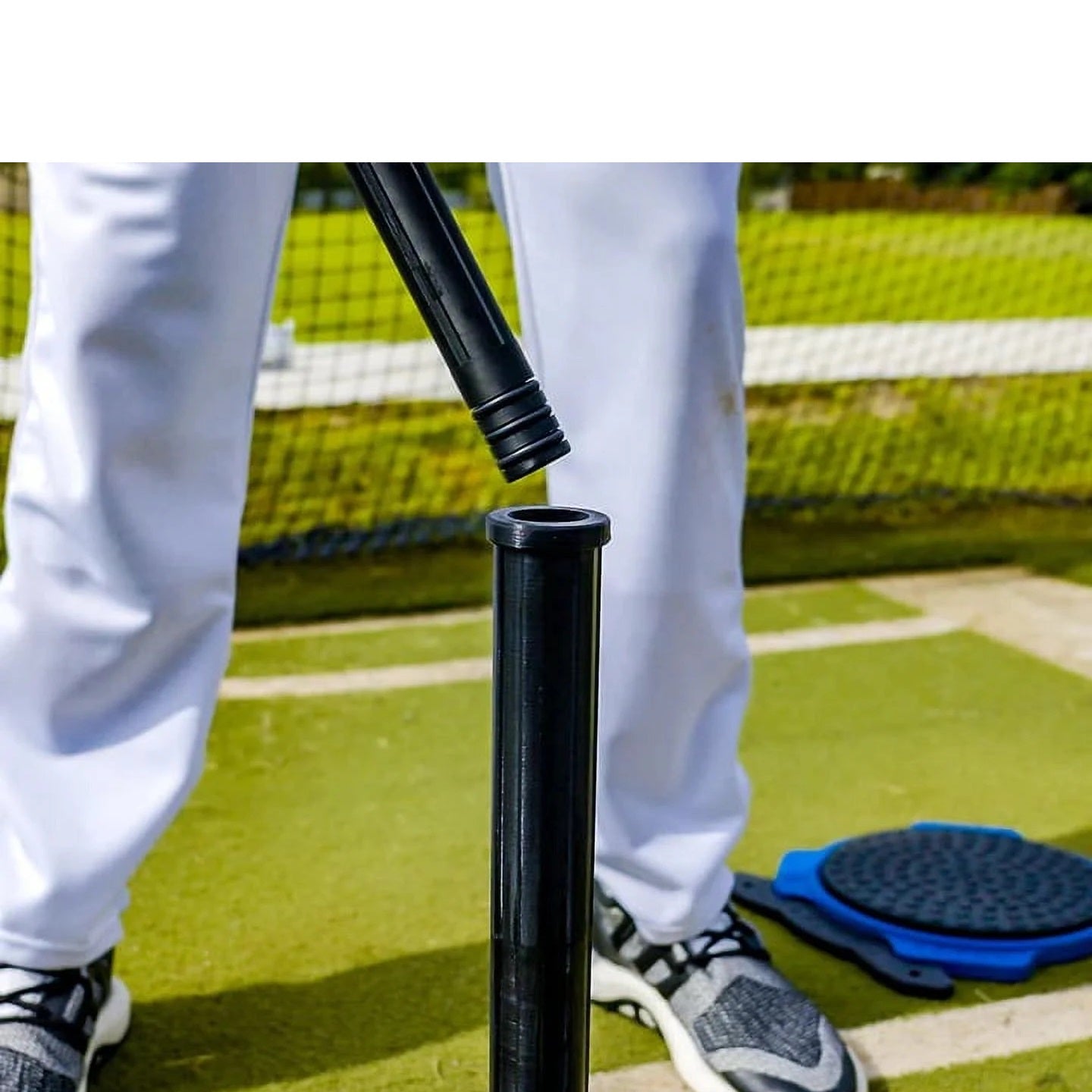 Rotor System USA Pro Series Adjustable Baseball / Softball Batting Tee - Red Base