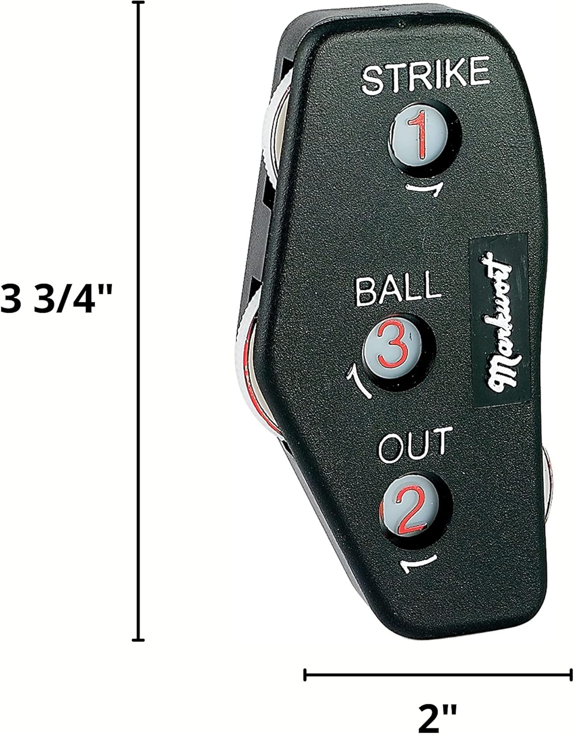 Markwort Oversized 3-Dial Plastic Umpire Indicator