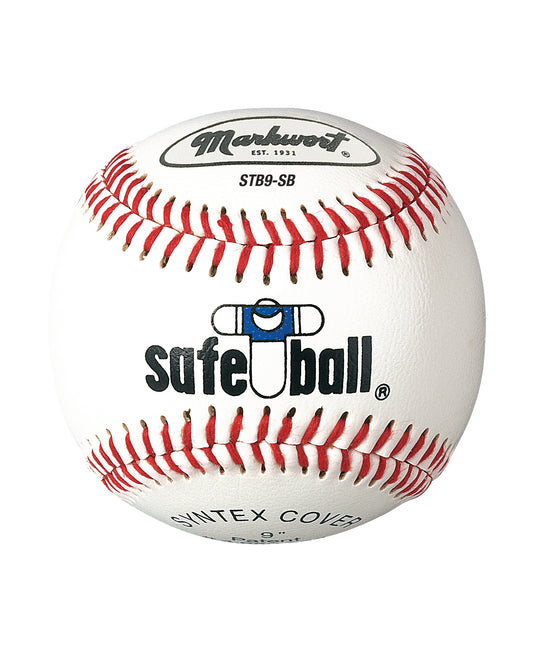 Markwort 9" Safe-T-Ball Baseball - 3.5oz - White - Dozen