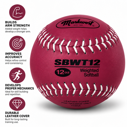 Markwort Weighted 12-Inch Training Softball