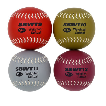 Markwort 12-Inch Weighted Training Softball Set