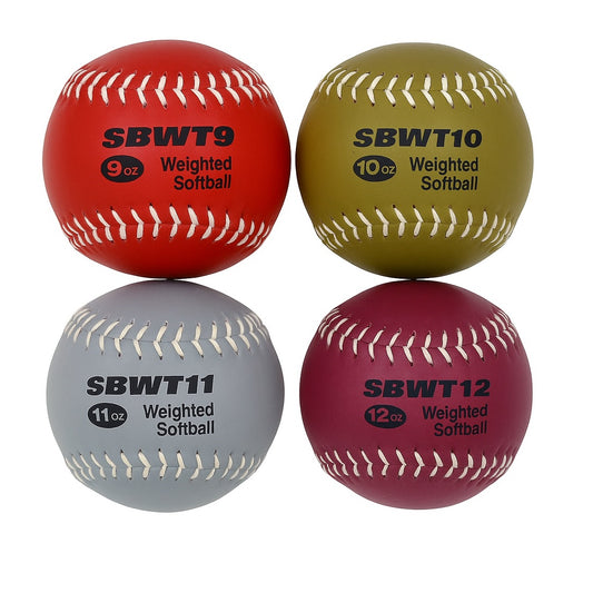 Markwort 12-Inch Weighted Training Softball Set